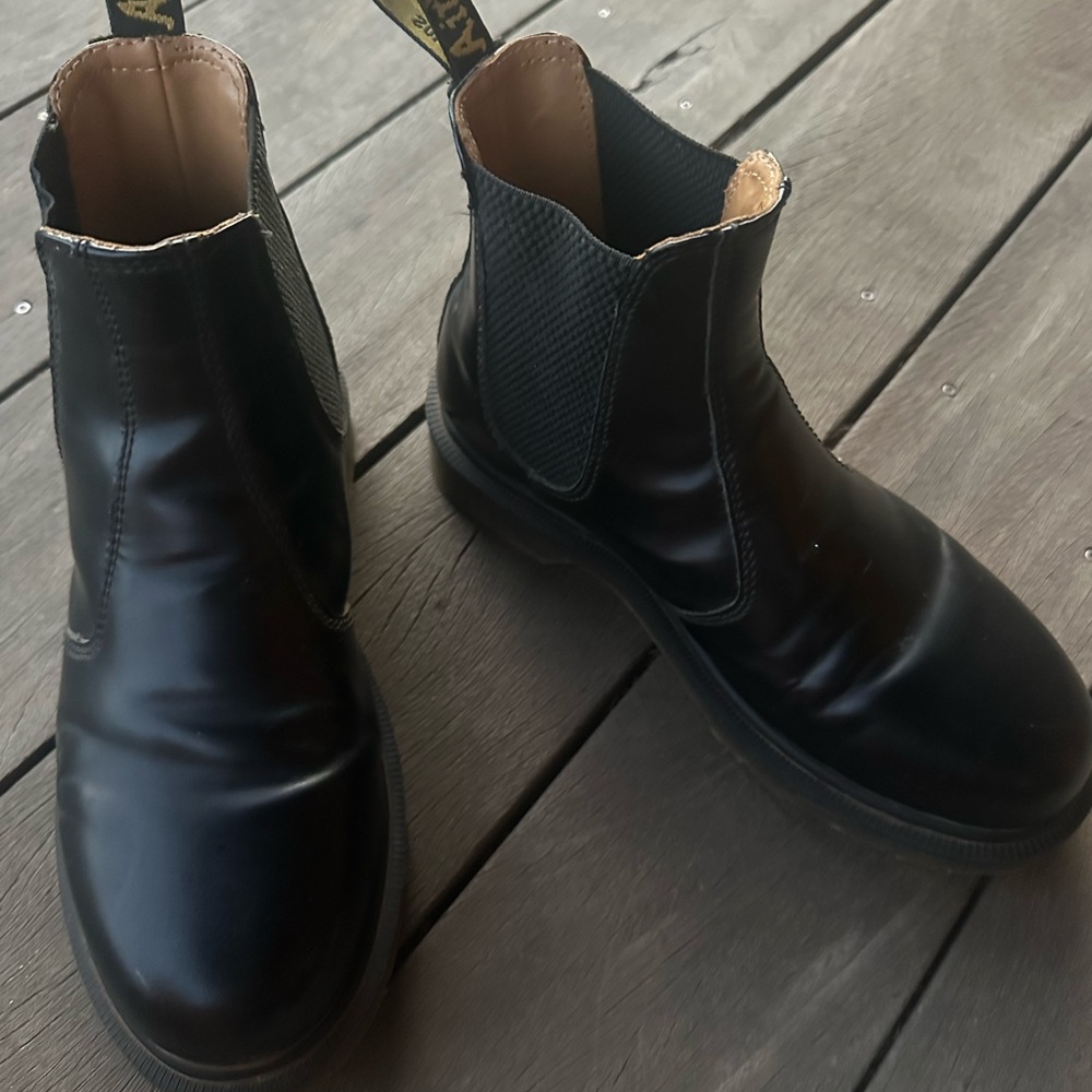 Dr. Martens Black Leather Chelsea Boots